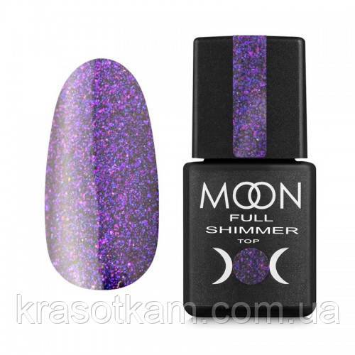 ТОП ДЛЯ ГЕЛЬ-ЛАКА БЕЗ ЛИПКОГО СЛОЯ MOON FULL TOP SHIMMER CHAMELEON 1031 8 МЛ