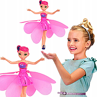 Літаюча фея лялька лялька з підсвічуванням DIY 8018 / Дитяча літаюча інтерактивна іграшка для дівчаток