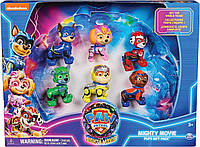 Paw Patrol The Mighty Movie набор из 6 фигурок щенков Щенячий патруль Мегафильм Gift Set