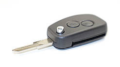 Корпус ключа викидний із лезом на 2 кнопки на Рено Expert Line (54) K1791
