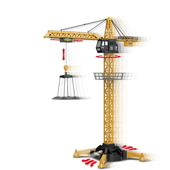 Кран на радіокеруванні 8640-1, акумулятор 4.8 V, масштаб 1:18, у коробці