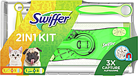 Обмежений набір Swiffer (1 швабра для підлоги, 8 ганчірок для підлоги, 1 комплект для прибирання пилу) 1 шт.