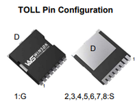 WSM340N10G N-Ch MOSFET 100V/340A TOLL-8L