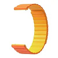 Ремешок магнитный для часов Kospet Tank T2 и Kospet Tank M2 (22*267мм, Yellow Orange)-ЛBP