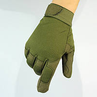 Тактические защитные перчатки Размер L/XL Оливковый