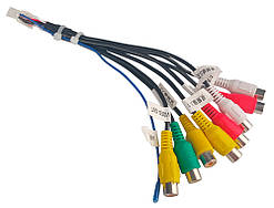 Роз'єм для магнітоли універсальний 20 pin — 8 RCA AWM 131-03