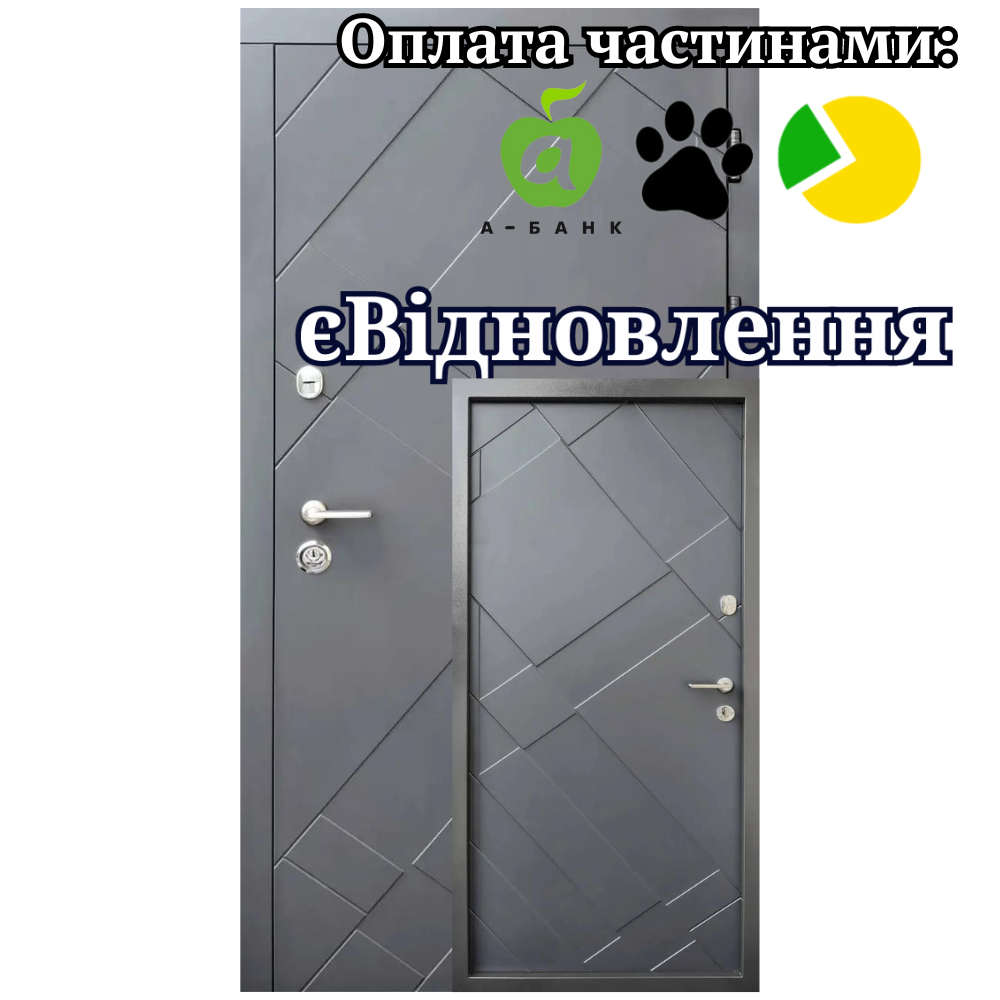 Вхідні двері Стандарт Плюс Графіт ФОРТ