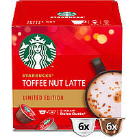 Кофе в капсулах Starbucks Dolce Gusto Toffee Nut Latte (12 капсул)