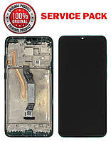 Дисплейный модуль (экран) для Xiaomi Redmi Note 8 Pro Зелений у рамці SERVICE PACK  ORG