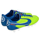 Бутси футбольні Zelart Aikesa N-9 розмір 40 Neon Green-Blue, фото 6