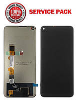 Дисплейний модуль (екран) для Xiaomi Note 9T 5G Чорний SERVICE PACK 100% ORG