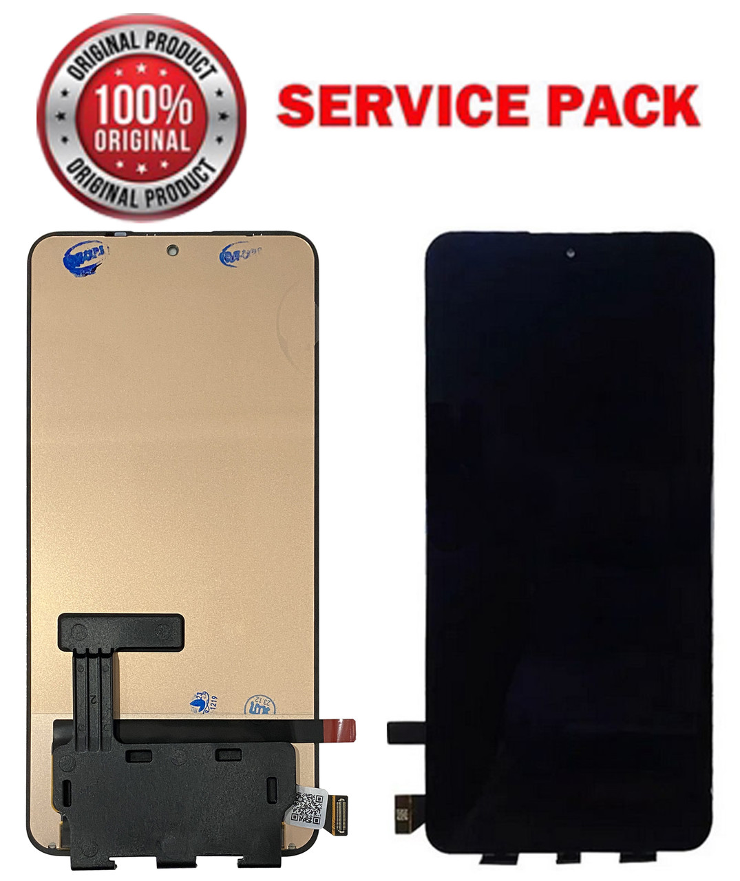 Дисплейний модуль (екран) для Xiaomi 13T, Xiaomi 13T Pro (2306EPN60G, 23078PND5G) Чорний SERVICE PACK AAAA