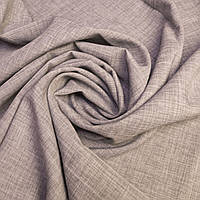 Тканина Льон-Габардин Китай сірий