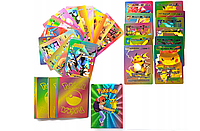 Карточки покемон,колекционные карты радужные 55шт