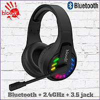 Гарнитура для геймера A4Tech GR230 Bloody (Black) Bluetooth + 2.4GHz + 3.5 jack