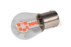 Світлодіодна лампа StarLight T25 18 діодів SMD 3030 12 V 1.5 W RED у скляній колбі