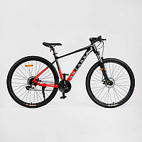 Горный алюминиевый велосипед Corso Antares 29" рама 19" комплектация Shimano Altus, 24 скорость, собран на 75%