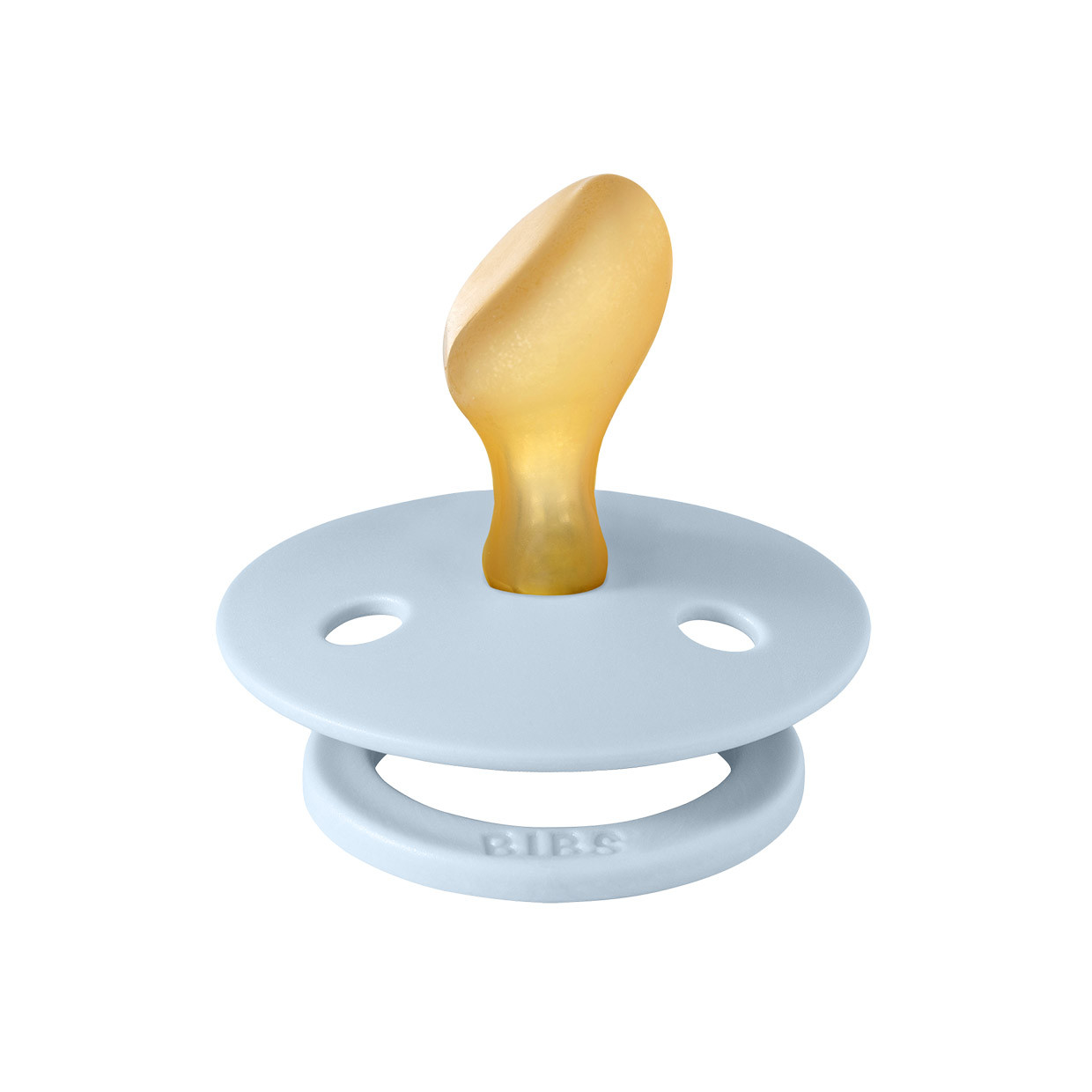 Пустушка BIBS Colour Latex Anatomical (анатомічна) – Baby Blue від 6 міс., фото 1