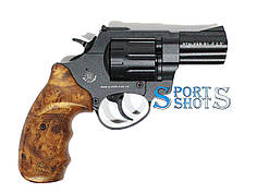 Револьвер під патрон флобера Stalker 2.5" zac коричнева рукоять
