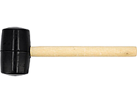 Молоток гумовий VOREL з дерев'яною ручкою, Ø=70 мм Польша