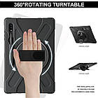 Чохол з ремінцем Pirate King Case + Плівка для Samsung Galaxy Tab S8 Ultra / S9 Ultra Black, фото 11