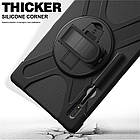 Чохол з ремінцем Pirate King Case + Плівка для Samsung Galaxy Tab S8 Ultra / S9 Ultra Black, фото 5