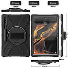 Чохол з ремінцем Pirate King Case + Плівка для Samsung Galaxy Tab S8 Ultra / S9 Ultra Black, фото 8