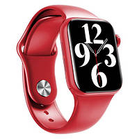 Умные смарт часы Smart Watch M16-6S PLUS 4.4 см алюминиевый корпус Red