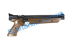 Пневматичний пістолет Crosman American Classic P 1377 C BR коричневий мультикомпресійний 183 м/с