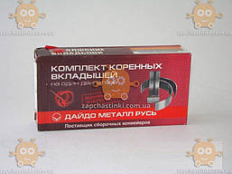 Вкладиші МОСКВИЧ 412, 2140, 2141 корінні (стандарт) (пр-во Дайдо Метал Русь) ПД 17726 З 104873