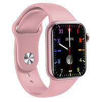 Умные смарт часы Smart Watch M16-6S PLUS, 4.4 см алюминиевый корпус Pink