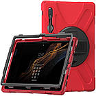 Чохол з ремінцем Pirate King Case + Плівка для Samsung Galaxy Tab S8 Ultra / S9 Ultra Red, фото 4