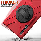 Чохол з ремінцем Pirate King Case + Плівка для Samsung Galaxy Tab S8 Ultra / S9 Ultra Red, фото 11
