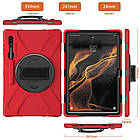 Чохол з ремінцем Pirate King Case + Плівка для Samsung Galaxy Tab S8 Ultra / S9 Ultra Red, фото 7