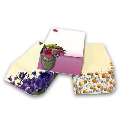 Серія «Квіти» (3D-NoteCube об'ємні блоки для записів)