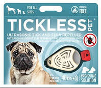 Ультразвуковое средство от блох и клещей для животных Tickless Pet - BEIGE