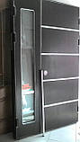 Двері вхідні зі склопакетом і ківкою елітна, фото 8