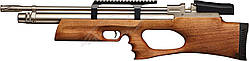 Пневматична гвинтівка PCP Kral Breaker Marine Wood 4.5 мм 20.5 Дж з глушником коричневий
