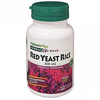 Красный рис Nature's Plus Herbal Actives, Red Yeast Rice 600 mg 60 Caps