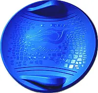 Санки-ледянка / Тарелка / Пластиковые санки / Круглые санки "Alligator", синяя
