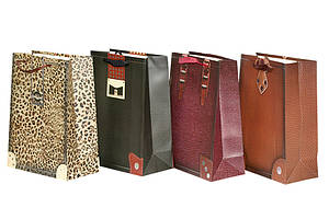 Пакет паперовий з фольгою 25*32*11см Сундук ООПТ (12)