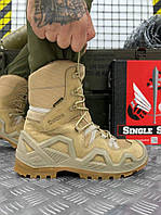 Тактичные высокие ботинки Single Sword Cordura Койот, мужские зимние водонепроницаемые берцы, обувь для ВСУ