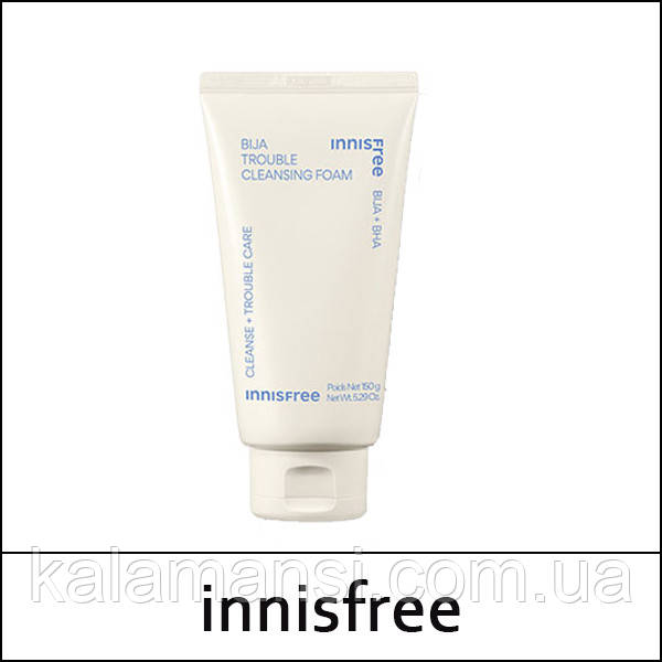 Очисна пінка для проблемної шкіри Innisfree Bija Trouble Cleansing Foam 150 м