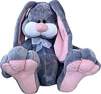 Мягкая игрушка "Кролик серый", 55 см