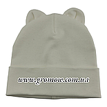 Оптом шапки 44, 46, 48, 50, 52 розмір трикотажна дитяча шапка головні убори дитячі гурт (ОШ36334), фото 2