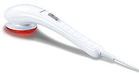 Beurer Масажер для тіла, від мережі, 0,35кг, 3 насадки, 2 режима, інфрачервоні промені, білий