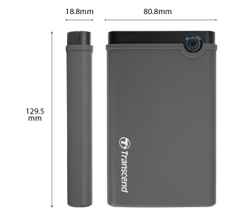 Transcend Корпус для 2.5" HDD/SSD Rubber Baumar - Я Люблю Это - фото 2 - id-p2013294269