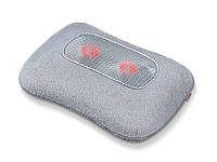 Beurer Масажна подушка для плечей, шиї, спини та ніг, від мережі, 1,34кг, 4 головки шиацу, підігрів, сірий