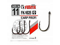 Гачок CARP PROFI №11 3шт/уп. арт.FK-1026 ТМ FANATIK "Wr"