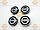 Емблема колеса NISSAN (4 шт.) Чорний пластик (ковпачки колеса для титанів) (діаметр ф60 мм) 171103, фото 2